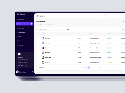 Dashboard management 🔥 card clear dashboard design system product tabel ui ui kit ux variable