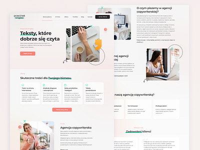 Copywriting agency branding design ui ux ux ui web