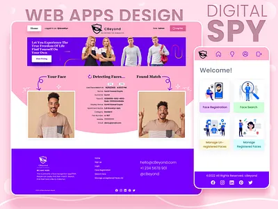 Cbeyond detect faces and provide details! branding debut design flat graphic design graphic ui product design ui unique ux user experience user interface user research ux visual design web