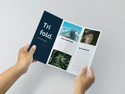 Trifold Brochure Mock-Up Set #7 branding brochure clean cover design download flyer graphic design identity mockup mockups print design psd template trifold