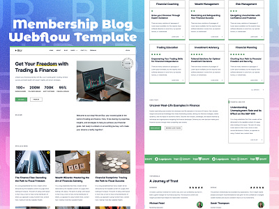 Blür - Blog Webflow Template blog platform bulletin emagazine home page journalist landing page magazine magazine design magazine website media memberstack minimal news news page news website newsfeed newspaper online magazine website website design