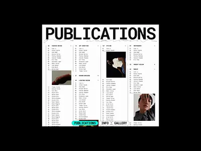 Fashion Publications List clean design design editorial fashion layout photo photography typo typography ui web website