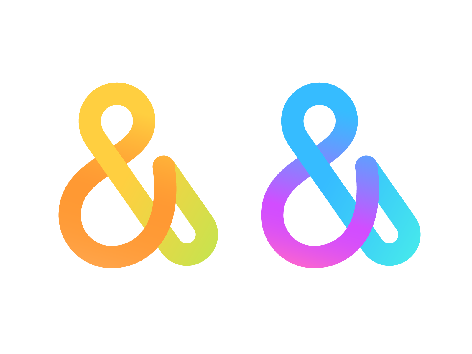 Line Ampersand by Kakha Kakhadzen on Dribbble