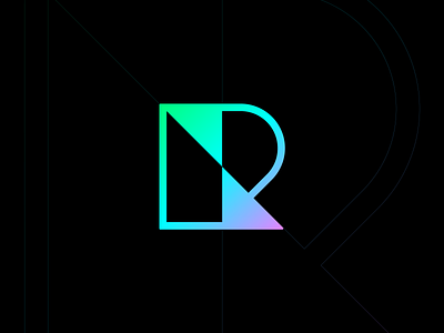Letter R with Arrows / Replacement – Logo Concept // For SALE arrows brandforma branding crypto design geometric gradient graphic design letter r logo mark modern r recycle renovation replace replacer rotate sign web3