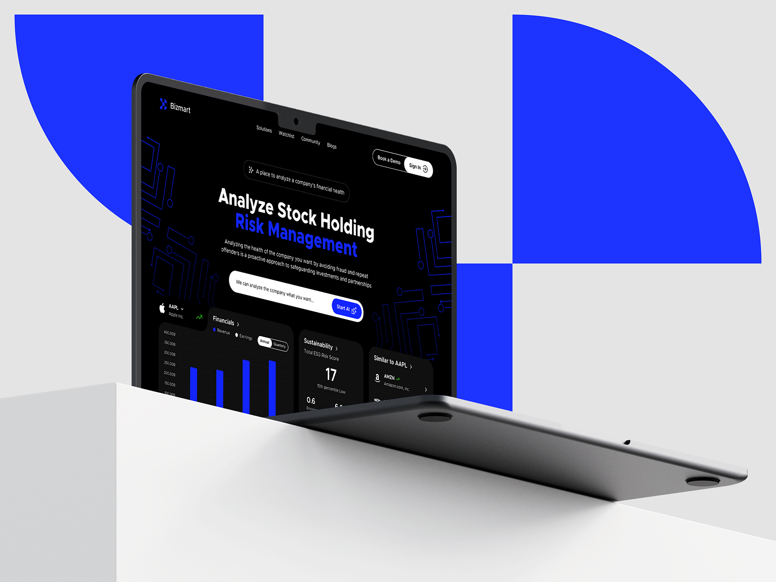 Bizmart - AI Analyze Stocks Management by Talkin Studio on Dribbble