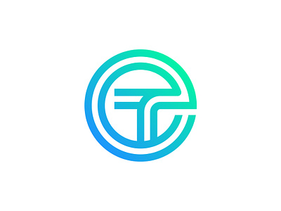 Letter TC / CT app icon brand identity branding c creative ct gradient letter logo logo logo design logo maker modern monogram simple t tc technology