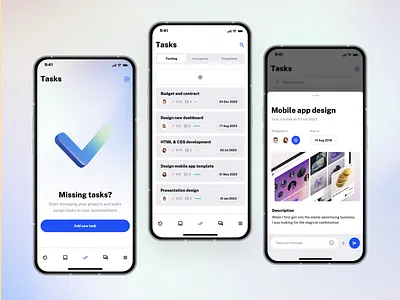 To-do app designed with Tasksy UI kit agile app app design collaboration figma graphic design inspiration kanban management product design productivity saas sketch task todo ui ui design ui kit ux