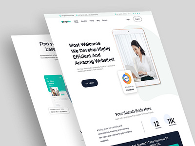 I will design responsive website UI UX design in Figma web design services