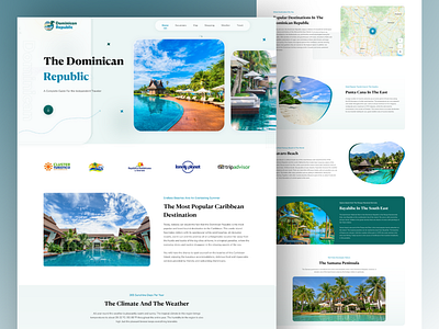 Dominican Republic: Redesign Website abstract branding design dribble shot icon illustration logo minimalist mobile typography ui uidesign user experience design user interface design ux vector web webdesign website website design
