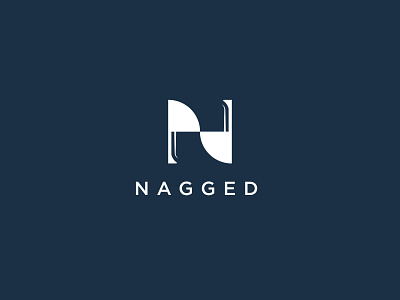 NAGGED LOGO DESIGN brand identity branding identity logo logotype mark modern logo technology logo typography