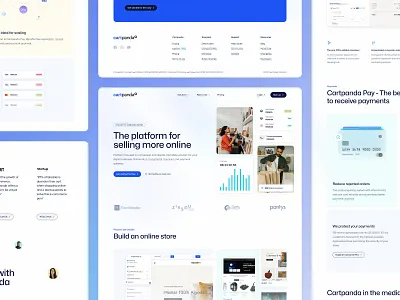 Cartpanda - Website ecommerce framer homepage landing page light website micro ui nocode startup ui ui design web design website ycombinator