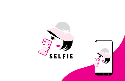 Selfie Logo/ Mobile Company Logo/ Beauty Logo advertising animation beauty branding design digital flat illustration lettering logo marketing minimal mobile selfie social media post typography ui vector
