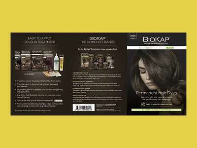 BioKap Barrel Fold Leaflet brand identity branding brochure design creative design creative designer design flyer design graphic design graphic designer layout design layout designer leaflet design logo logo design logo designer print design print designer typography visual design visual designer