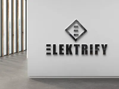 LOGO FOR ELEKTRIFY banner design best graphic designer best logo designer brand logo branding business card designer design graphic design illustration