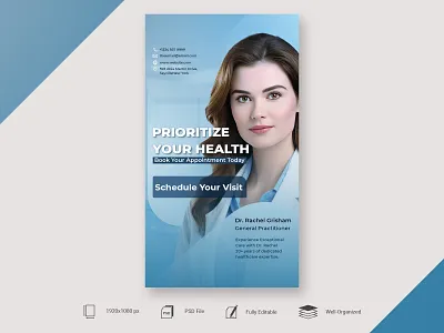 Doctor Instagram Story Template patient conversion
