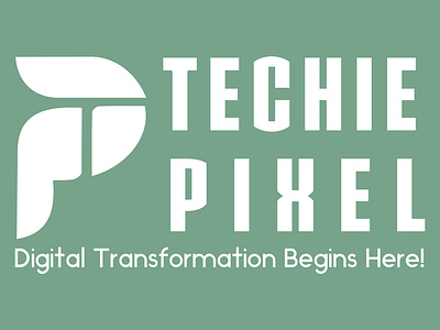 Techie Pixel branding graphic design logo