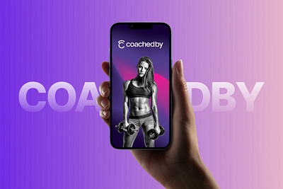 Coached by- Elevating fitness program to a digital product app design ui vector