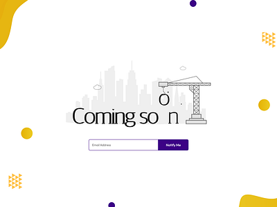 Coming Soon Web UI branding coming soon page comingsoon ui design ui uiuxdesign userdesign userinterface