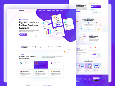 Zomia - Multi-Purpose HTML5 Template for Saas Startup technology