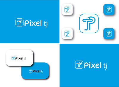 logo design, pixeltj logo, logofolio brands iconic logo letter p logo logo logo design logo designs logos modern logo pixel pixel logo