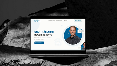 Ibor AG's Precision Website Revamp animation cnc manufacturing custom development digital transformation figma graphic design industrial design interactive design precision manufacturing swiss engineering ui ui design ux ux and ui design ux design web design webflow website redesign