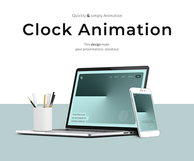 Clock Animation | Figma 2022 design animation clean design design designer graphic design motion graphics ui ux vector