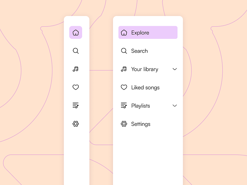 Side Navigation designs, themes, templates and downloadable graphic ...