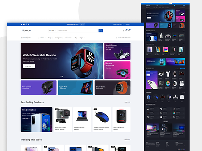 Suruchi - Multipurpose Shopify Theme OS 2.0 branding clothes website cloths consumer electronics dropshipping ecommers electronics fashion fashion ecommerce fashion marketplace gadgets graphic design landing page modern design on demand onlineshopping shopify trendy design ui website