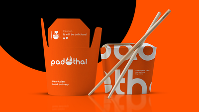 Pad Thai | Packaging design brand design brand identity branding graphic design horeca package packaging packaging design