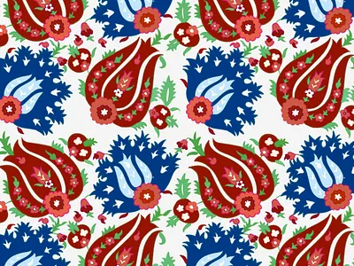 Flowers pattern design brand branding design graphic design illus illustration logo