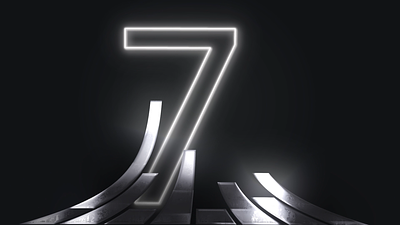 Seven Logo Intro Reveal animation branding graphic design logo motion graphics ui