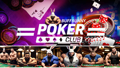 BUFFBUNNY POKER Game Design graphic design poker