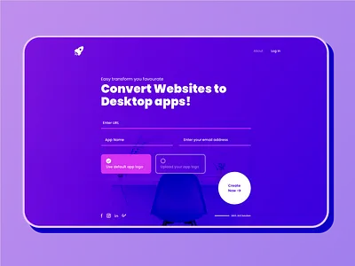 Web2App website landing app branding design home inspiration landing page ui ux web website