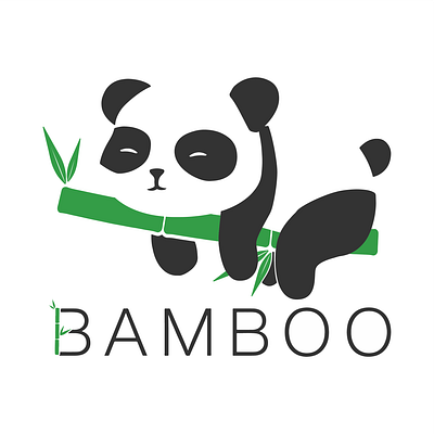 Bamboo Panda Logo logo