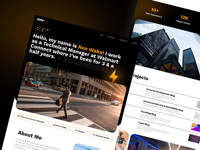 Site for Ken Waks Concept figma landing page site blog ui ui design ui ux design ux ux design web web design web site