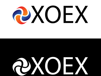 Logo for Xoex branding graphic design icon logo