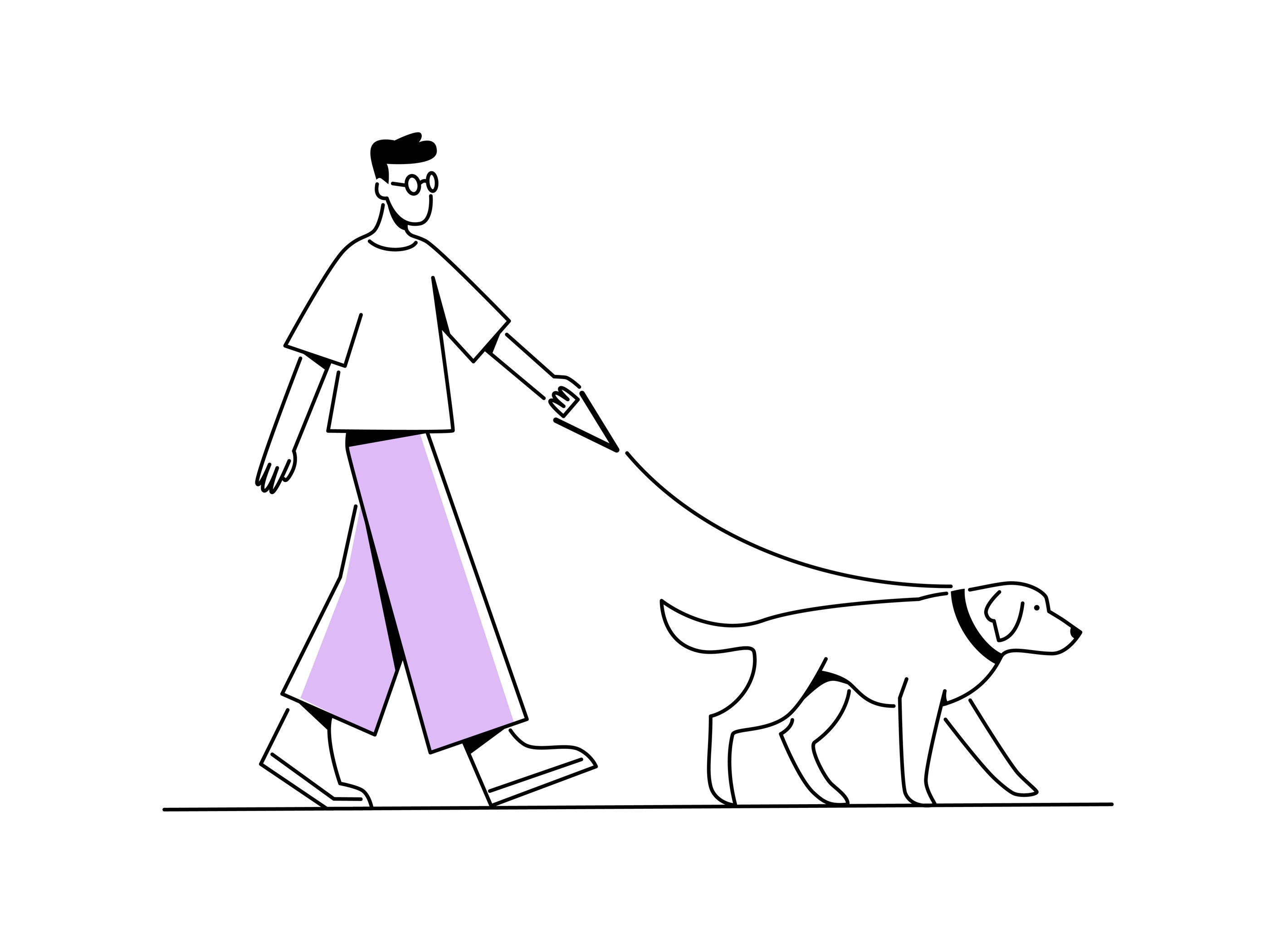 Example of Line Art Vector Icons Or Stickers Doodle