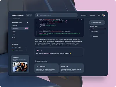 API / Documentation • Material You (m3) • Design system api api docs api documentation design system documentation docs documentation template documentation website figma material help center help center ui helpcenter knowledge base knowledgebase material material 3 material design 3 material you online documentation product documentation support center