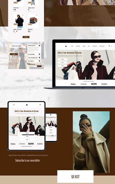 iSell - WebStore - Clothes - Fashion buy clothes concept designer fashion online store portfolio shop shopping store ui ux web webdesign website