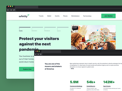 Sector Partner Landing Page landing page landing page design sector partners travel app travel safety ui design uiux design ux design