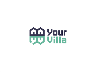Logo for Your Villa design flat house logo logotype vector villa