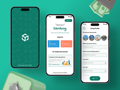 Sandoog App app design finance sandoog saving app ui ui design ux