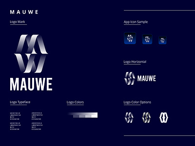 MAUWE - Logo Design - Branding 3d animation app branding clean design graphic design illustration logo motion graphics ui ux vector