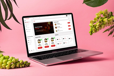 Food Web App - The Tomato product design ui design visual design web design