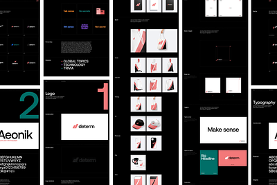 Determ — Branding 3d animation app brand identity branding creative dailyui design flat graphic design logo design minimal motion motion graphics typography ui website