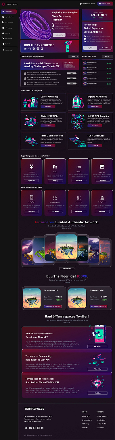 Terraspaces - Web Design branding graphic design landing page ui ux web design