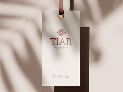 Tiar Acessórios - Branding brand branding design graphic design illustrator logo marca photoshop tag ui vector