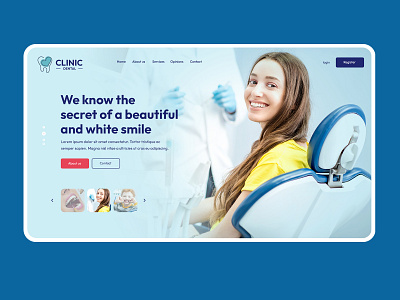 Dental Clinic design graphic design ui user experience user interface ux web design