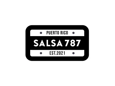 Salsa 787 branding graphic design logo