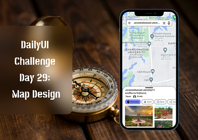 DailyUI Challenge Day 29: Map Design. app app design dailyui design ui